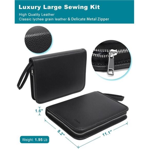 Sewing Needle Thread Kit Adults: Newly Upgraded 232 Pcs Professional Hand Sewing - Picture 2 of 7